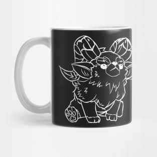 Furyhorn Sitting (white) Mug